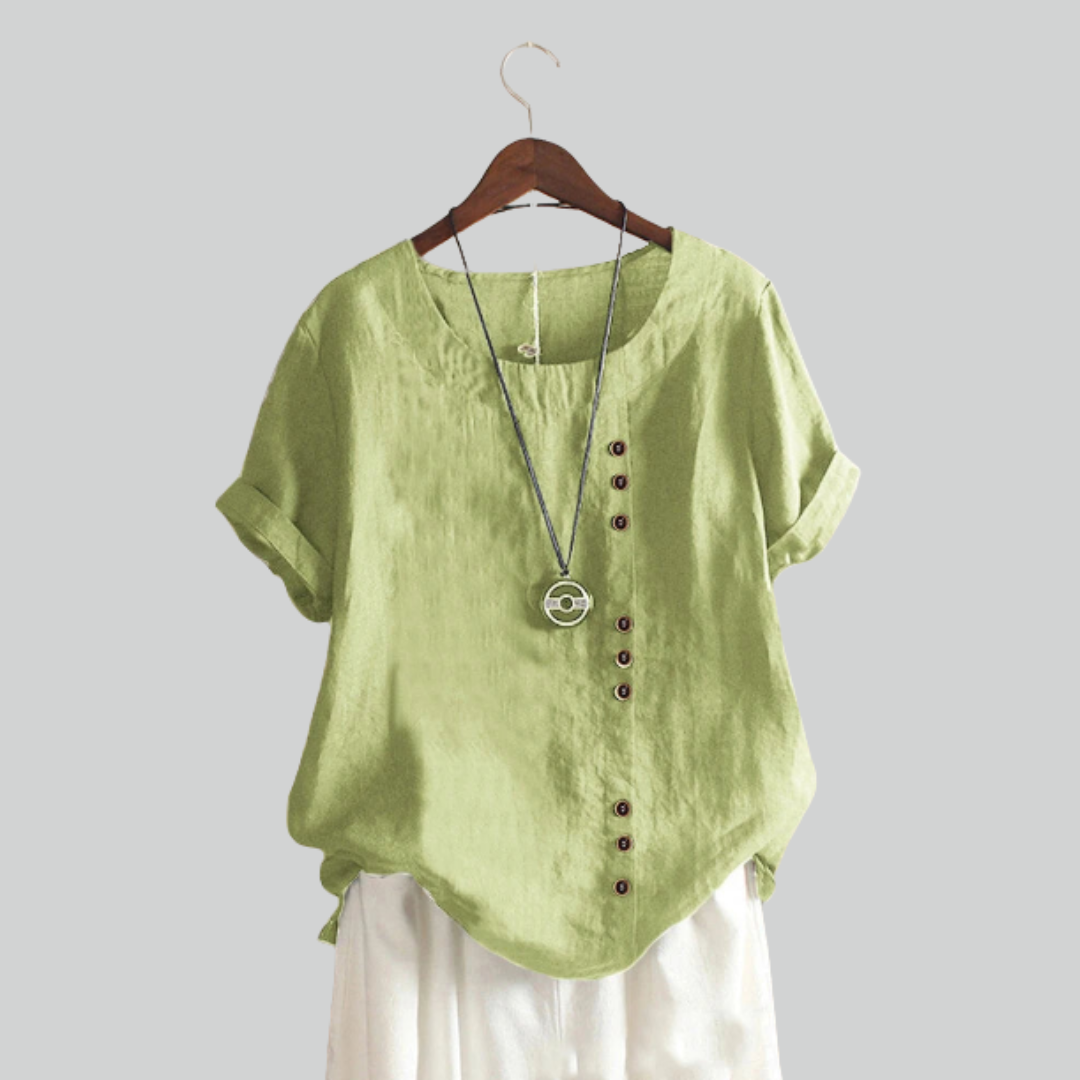 Letthængende kvinders vintage t-shirt – overdimensioneret, åndbart materiale, til sommerbrug 6