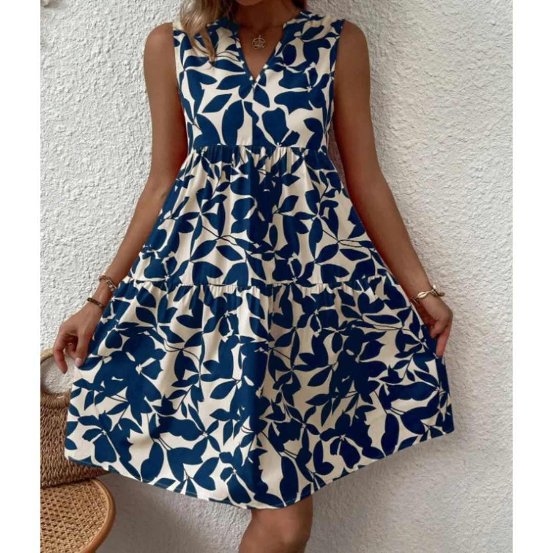 Elegant Midi Kjole Til Kvinder Med Lange Ærmer I Premium Polyester-4
