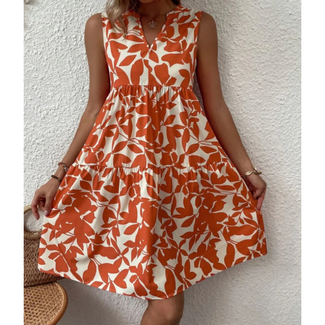 Variant image for Elegant Midi Kjole Til Kvinder Med Lange Ærmer I Premium Polyester-17