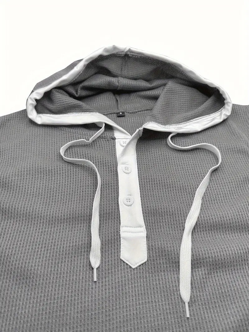 Åndbar Herre Muskelshirt med Hætte, Ærmeless Design til Sport og Fritid, Kvalitetsmateriale for Komfort 4