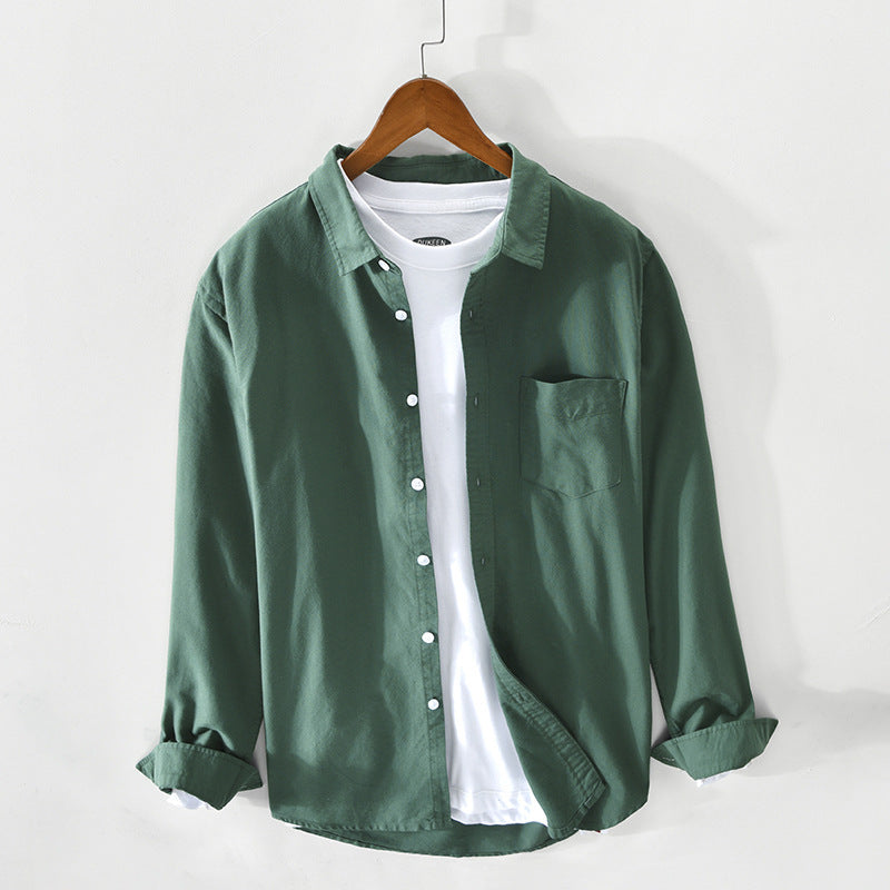 Åndbar Herre Oxford Skjorte i 100% Bomuld med Klassisk Design til Mænd 14