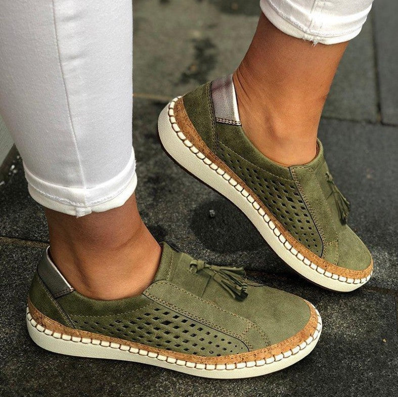 Åndbare Slip-On Sko til Damer med Orthopædisk Støtte og Komfort 0