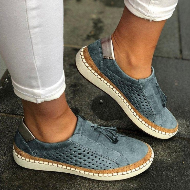 Åndbare Slip-On Sko til Damer med Orthopædisk Støtte og Komfort 3