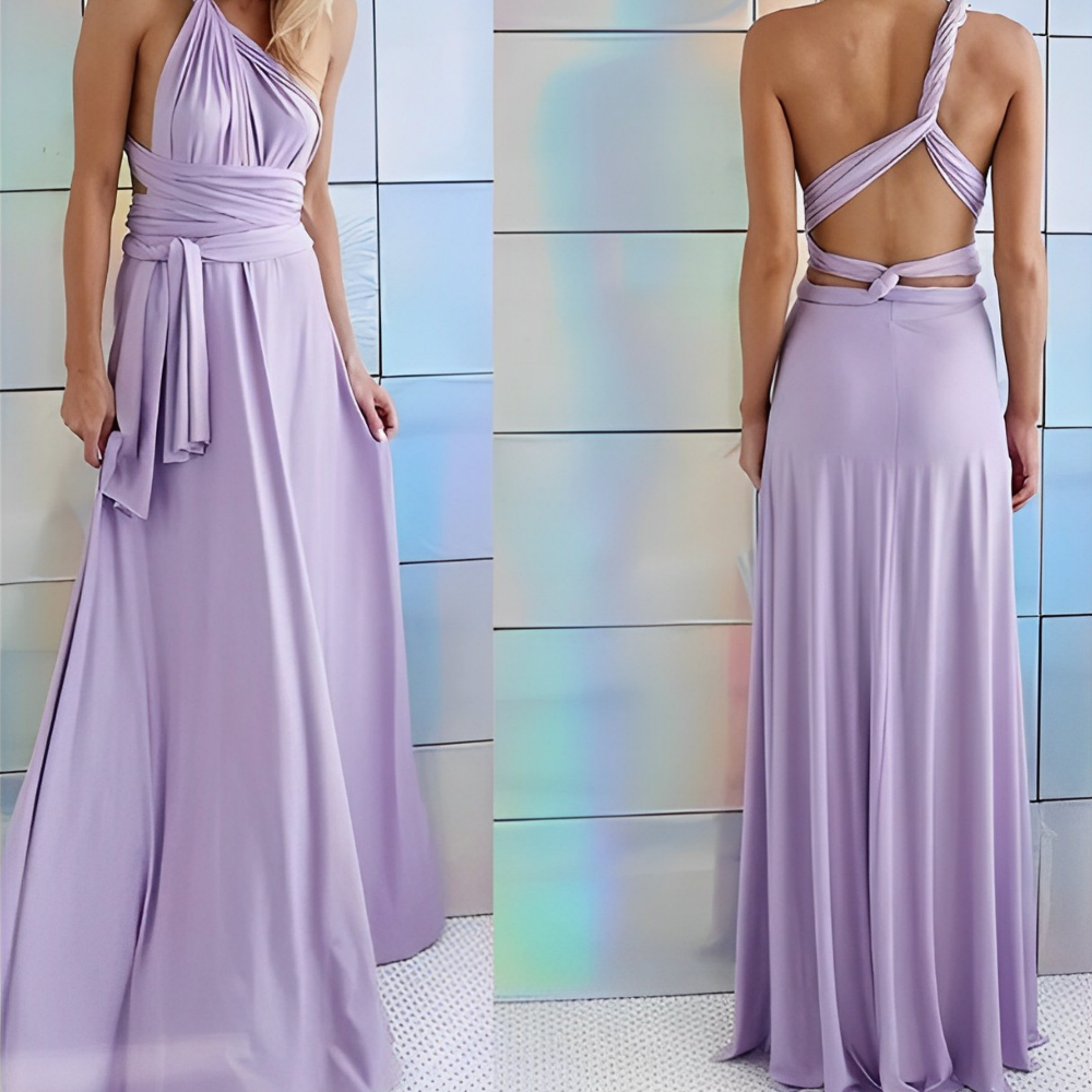 Variant image for Elegant Maxi Kjole Med Smigrende Indpakningsdesign - Komfortabel Og Alsidig Kjole Maxi Til Enhver Anledning-33