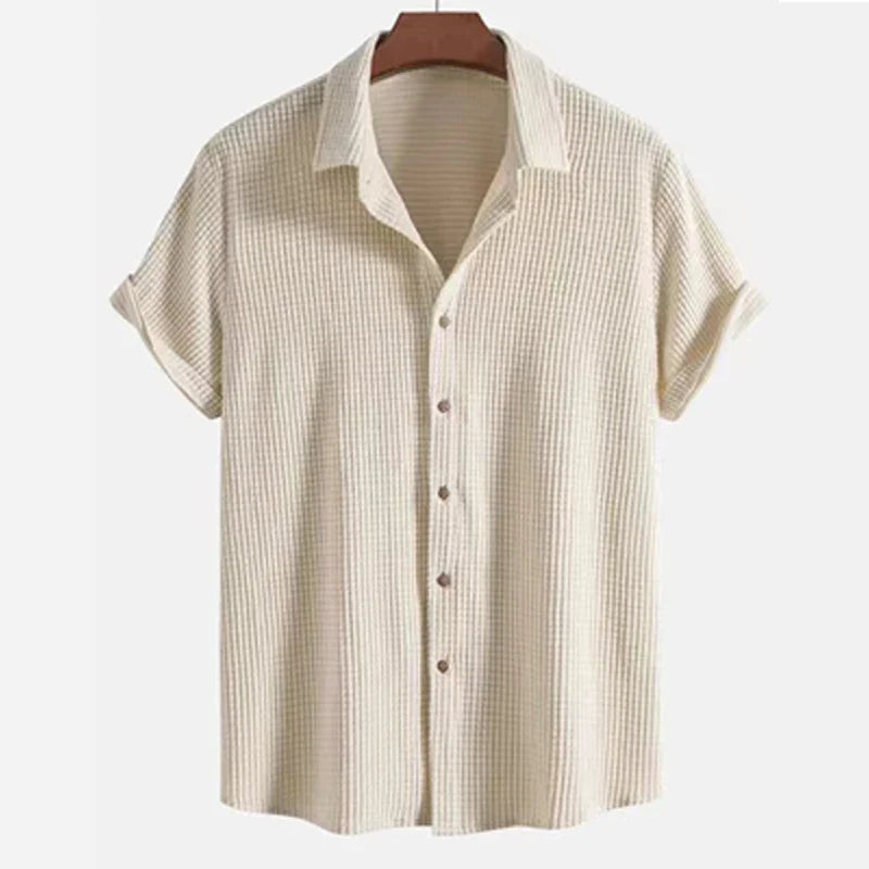 Corduroy Sæt til Børn med Klassisk Skjorte og Matchende Shorts i Blødt Materiale til Leg og Familiearrangementer 2