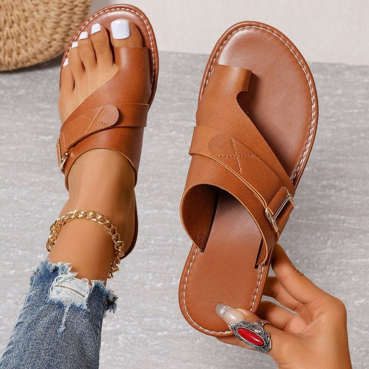 Ergonomiske Sandaler til Damer med Justerbare Remme og Anti-Hallux-Valgus Støtte 9