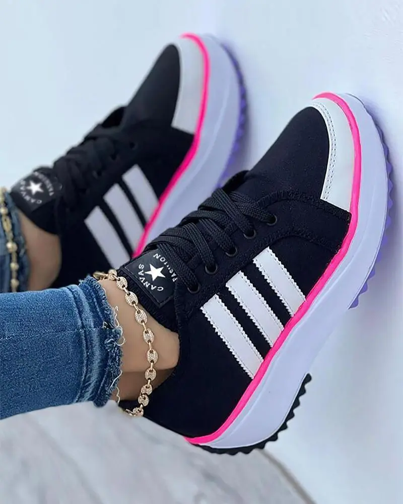 Farverige Sneakers til Damer med Ergonomisk Design og Rutschfaste Sål 4