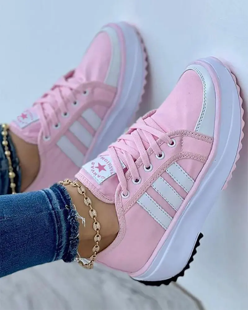 Farverige Sneakers til Damer med Ergonomisk Design og Rutschfaste Sål 8