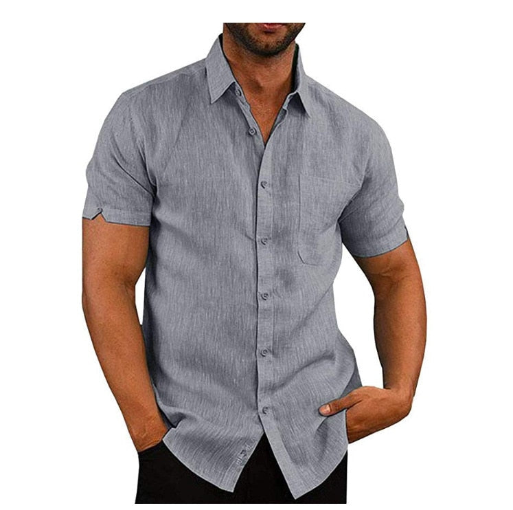 Herre Polo T-Shirt i Blødt Polyester med Knaplukning og Korte Ærmer til Sommerbrug 3