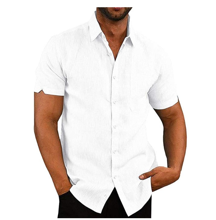 Herre Polo T-Shirt i Blødt Polyester med Knaplukning og Korte Ærmer til Sommerbrug 4