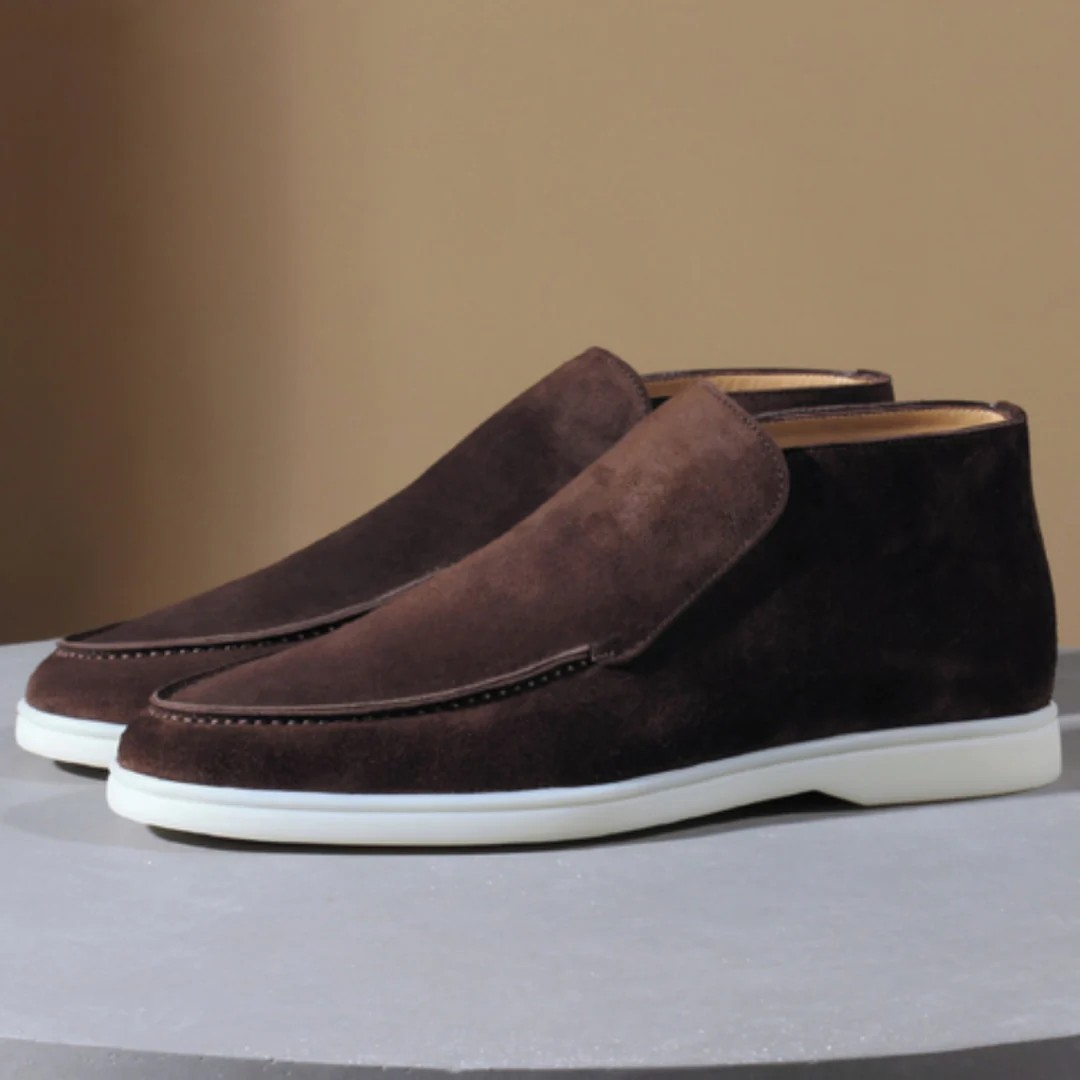 Herreslipper i Suede med Komfortabel Pasform og Kvalitetsmaterialer til Alle Årstider 1