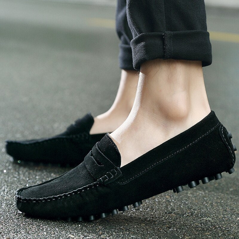 Herreslipper i Wildleder med Komfortabelt Design til Daglig Brug og Stilfuld Pasform 2