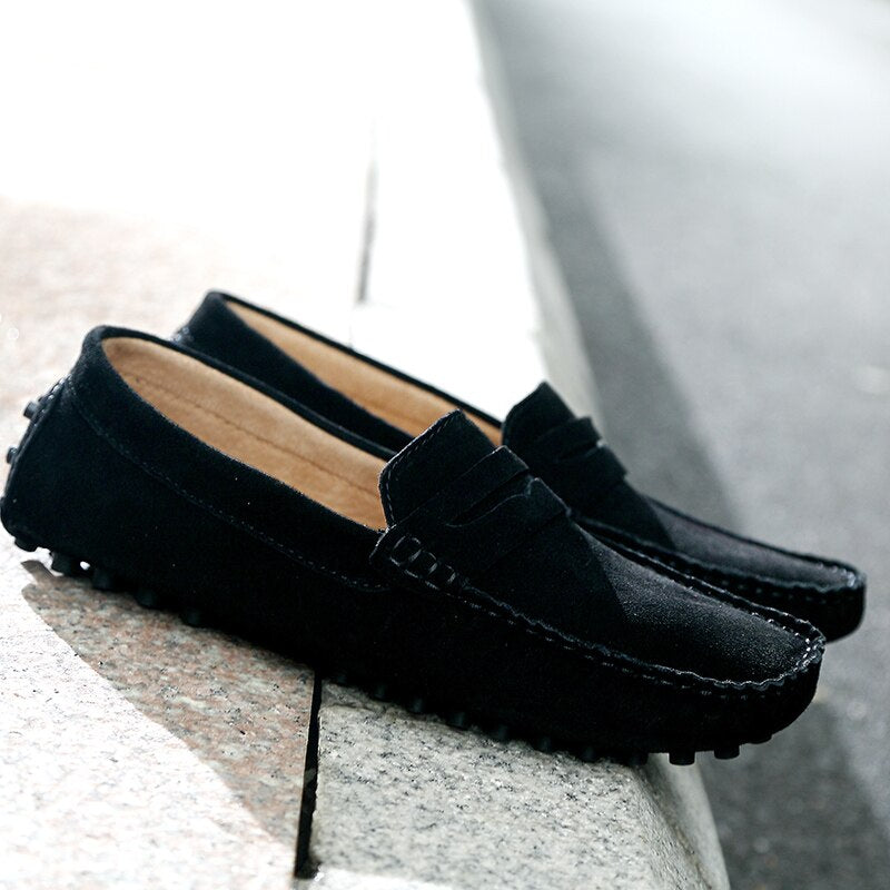 Herreslipper i Wildleder med Komfortabelt Design til Daglig Brug og Stilfuld Pasform 3