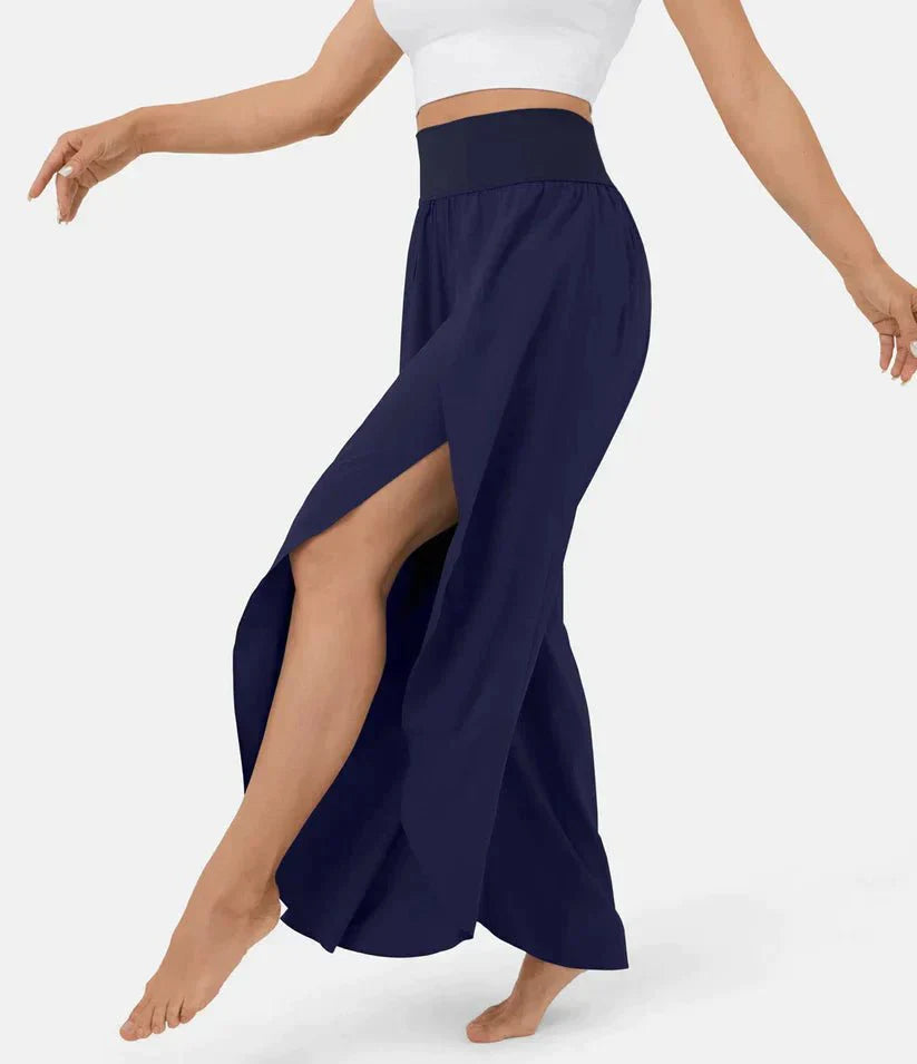 Høj Talje Palazzo Bukser til Damer - Komfortable Vidde Bukser til Elegante Sommerlooks 5