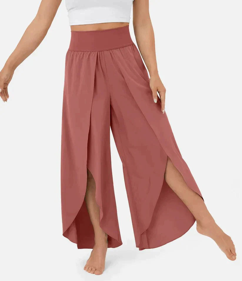 Høj Talje Palazzo Bukser til Damer - Komfortable Vidde Bukser til Elegante Sommerlooks 7
