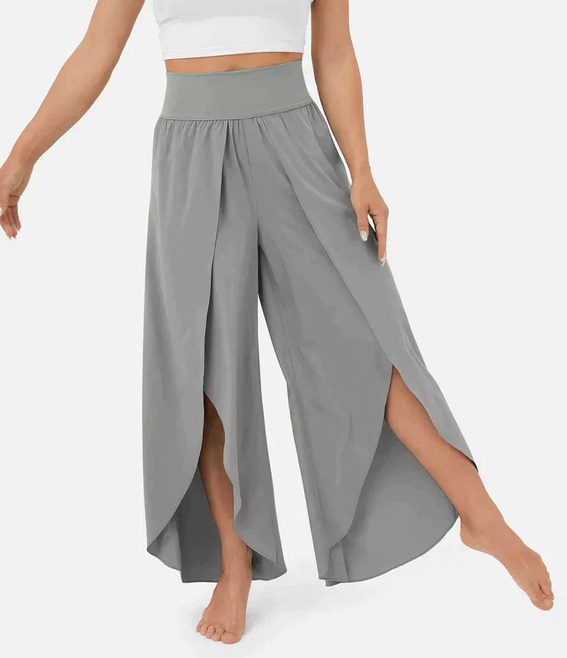 Høj Talje Palazzo Bukser til Damer - Komfortable Vidde Bukser til Elegante Sommerlooks 8