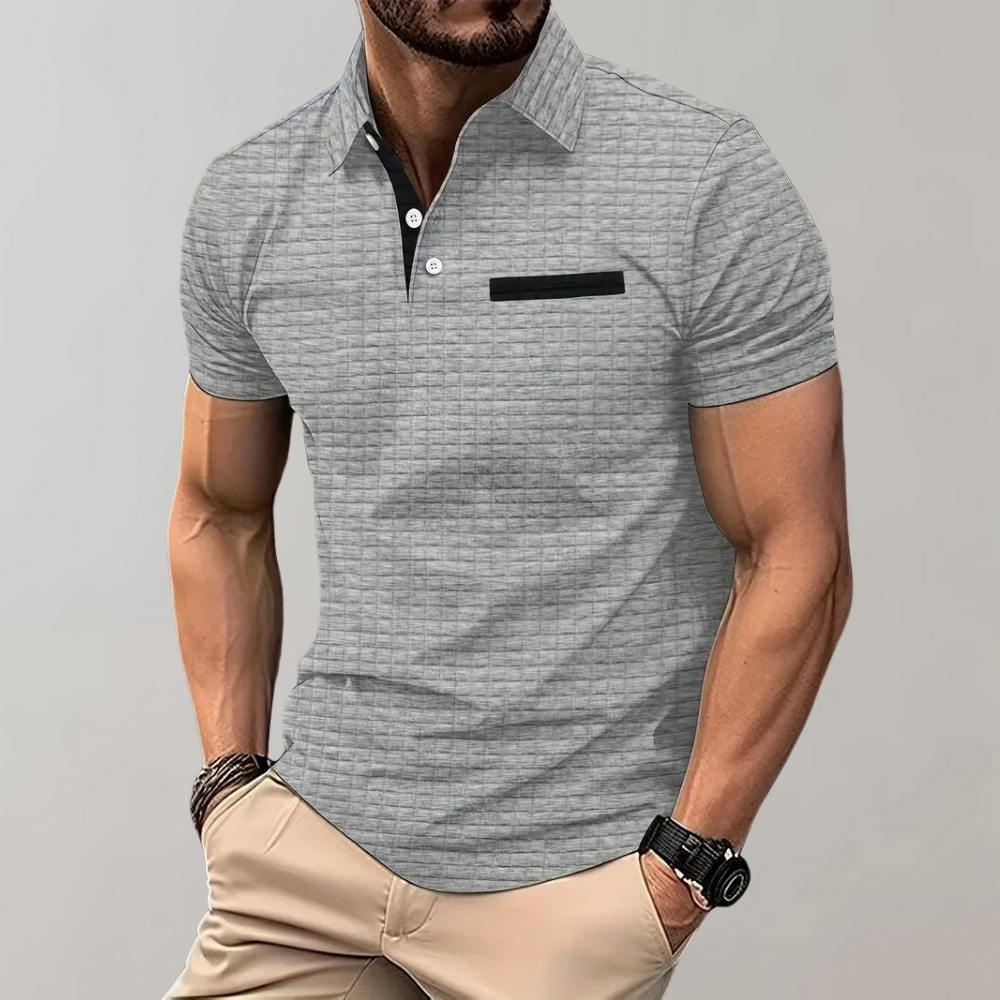 Klassisk Poloshirt til Mænd i Højkvalitets Bomuldsblanding med Komfortabel Pasform og Elegant Krave 11