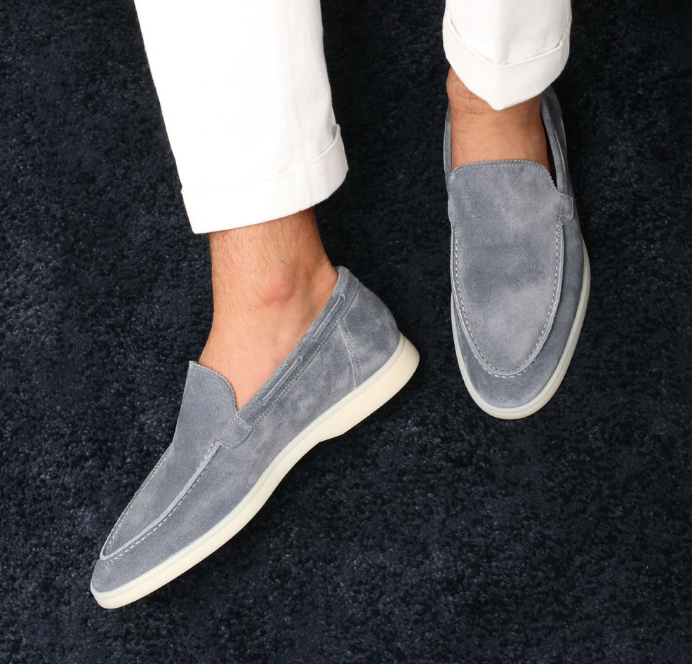Klassiske Mokassiner i Suede med Komfortabelt Slip-on Design til Damer og Mænd 10