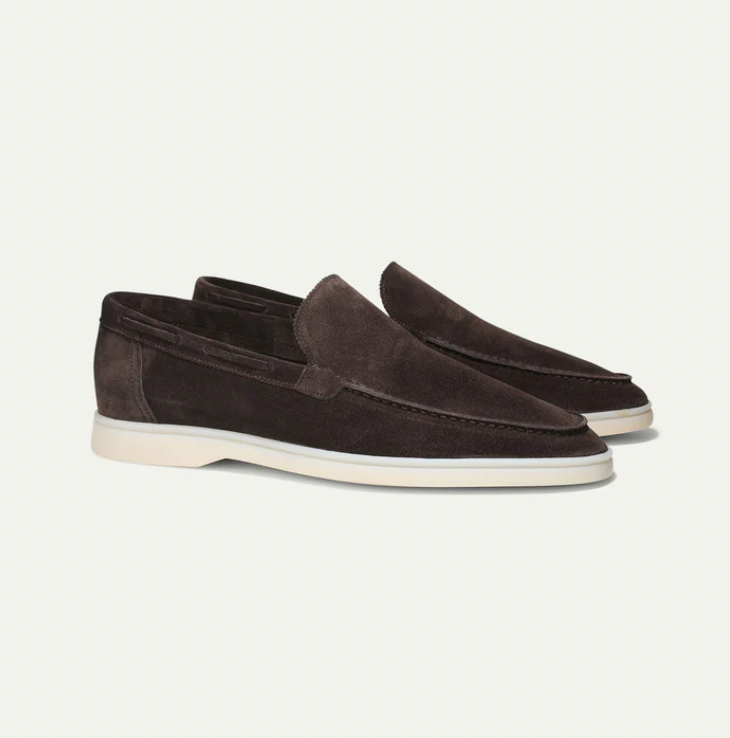 Klassiske Mokassiner i Wildleder til Mænd med Slip-On Design og Komfort 9