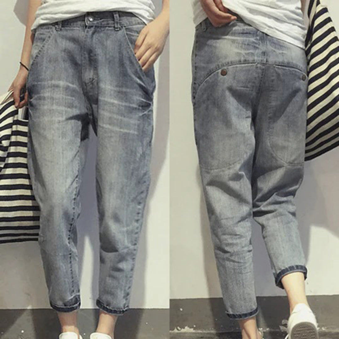 Komfortable Damejeans i Holdbart Materiale med Alsidigt Design og Let Pleje til Fritid og Hverdag 4