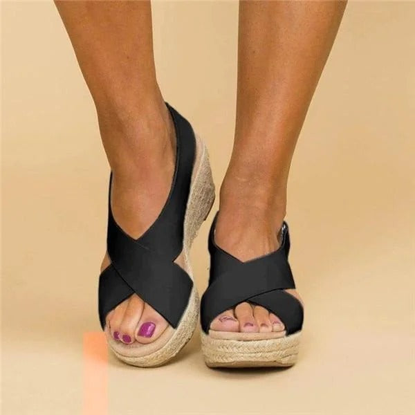 Komfortable Espadrille Sandaler med Justerbare Stropper til Sommerbrug 7