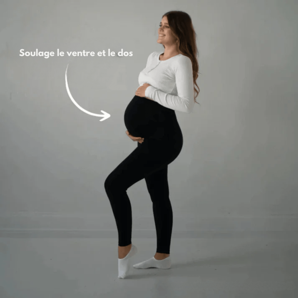 Komfortable Graviditetsbukser med Støttende Stretchbælte til Optimal Komfort og Naturlig Silhuetteffekt 0