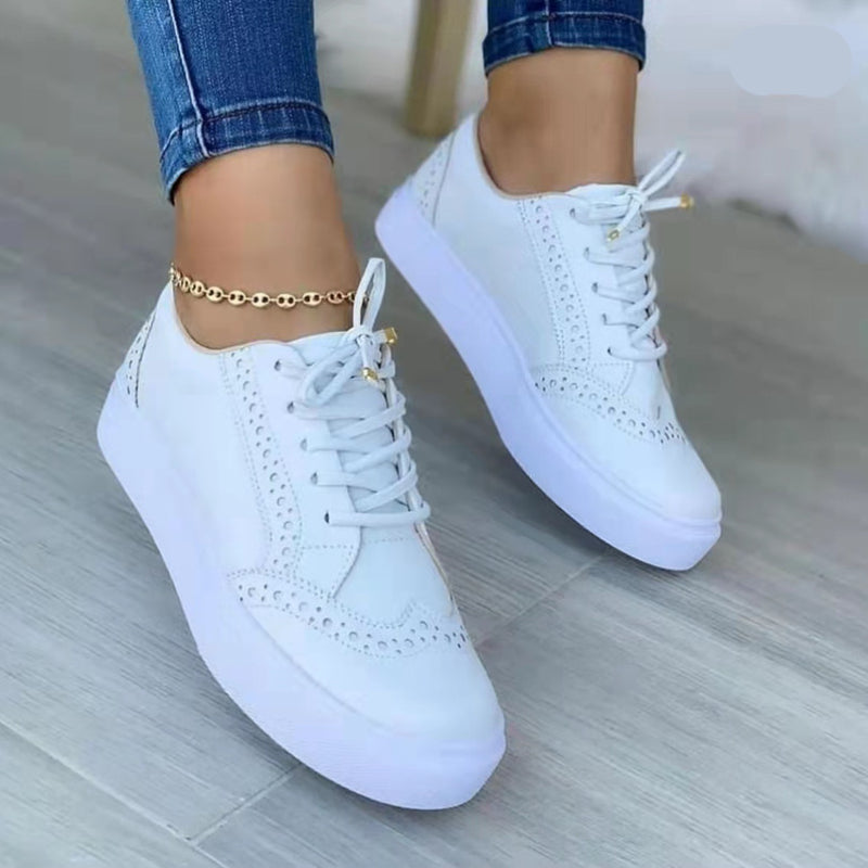 Komfortable Plattform-Sneakers til Damer med Stilfuldt Design og Alsidighed 2