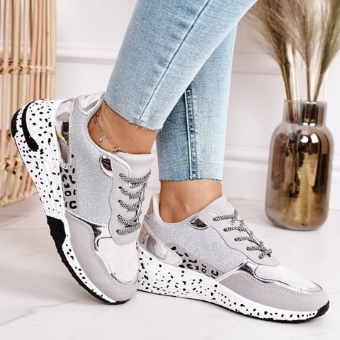 Komfortable Sneakers med Støttende Gummisål til Lindring af Fodproblemer 4