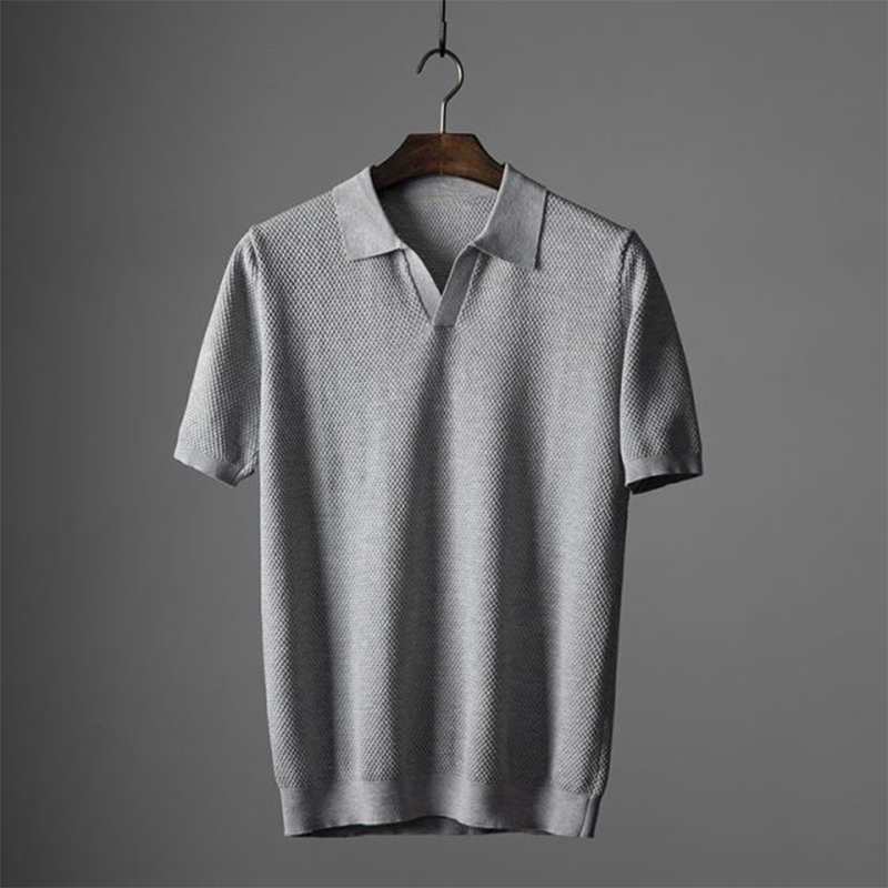 Lækkert Herre Polo-Shirt i Blød Bomuld, Kortærmet til Hverdag og Fritid 0