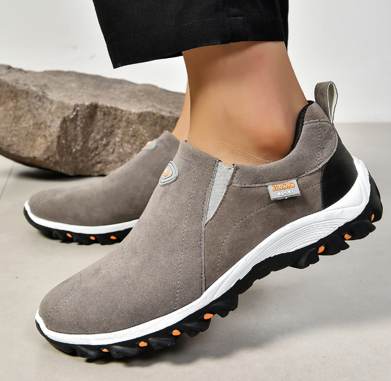 Orthopædisk Slip-On Sko til Mænd med Memory Foam og Rutschfrit Gummisål 4