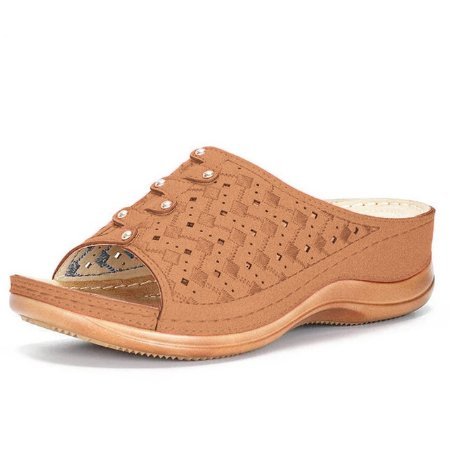 Orthopædiske Sandaler med Forhøjet Indersål og Åndbart Open-Toe Design til Ultimativ Komfort 11
