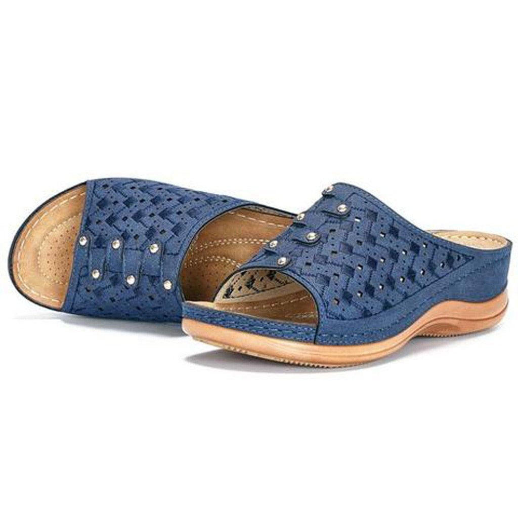 Orthopædiske Sandaler med Forhøjet Indersål og Åndbart Open-Toe Design til Ultimativ Komfort 4