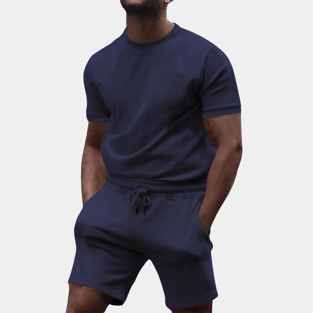 Oversize T-Shirt og Shorts Sæt til Mænd i Høj Kvalitet - Komfortabelt og Stilfuldt Fritidsoutfit 4