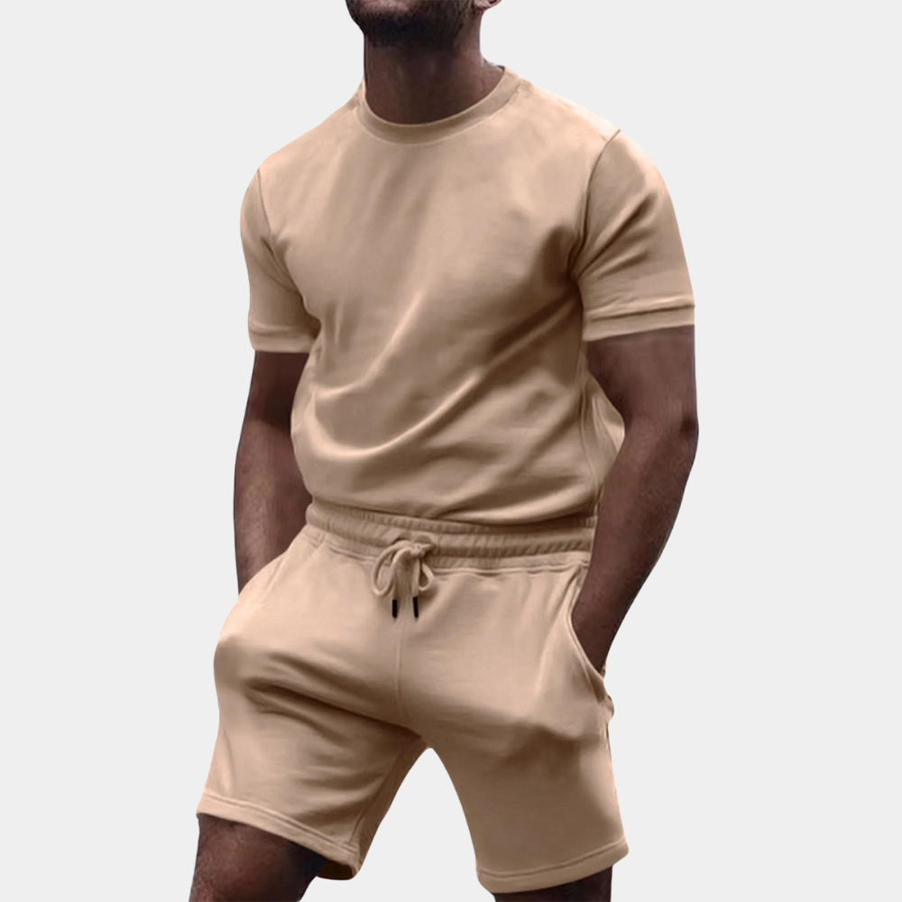 Oversize T-Shirt og Shorts Sæt til Mænd i Høj Kvalitet - Komfortabelt og Stilfuldt Fritidsoutfit 5