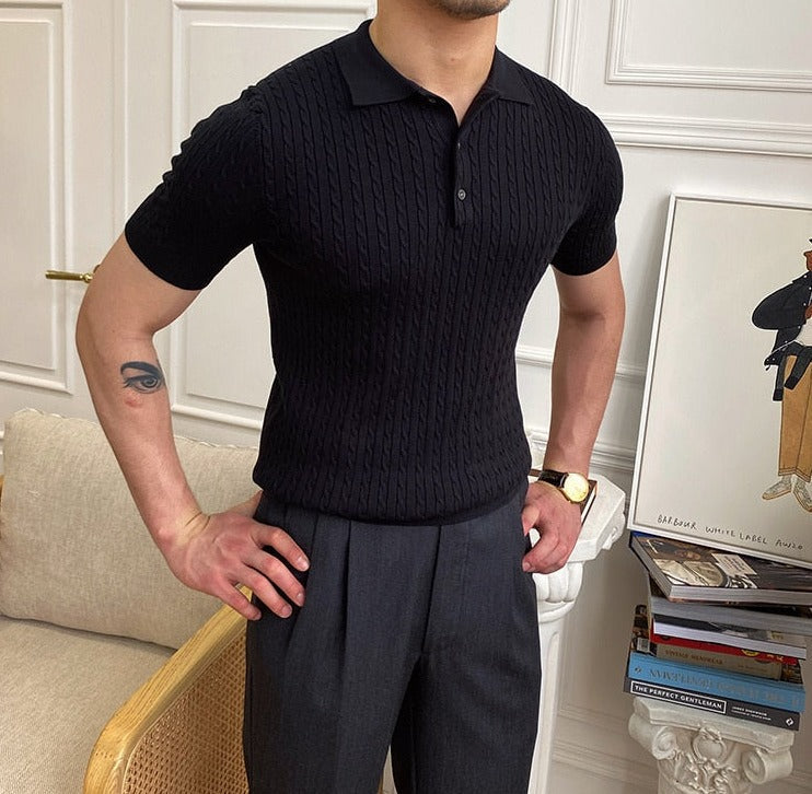 Premium Polo Skjorte i Bomuldsblanding med Tidsløst Design til Formelle og Casual Anledninger 3