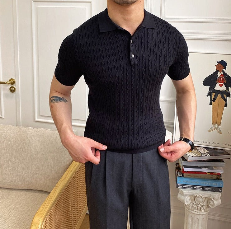 Premium Polo Skjorte i Bomuldsblanding med Tidsløst Design til Formelle og Casual Anledninger 5
