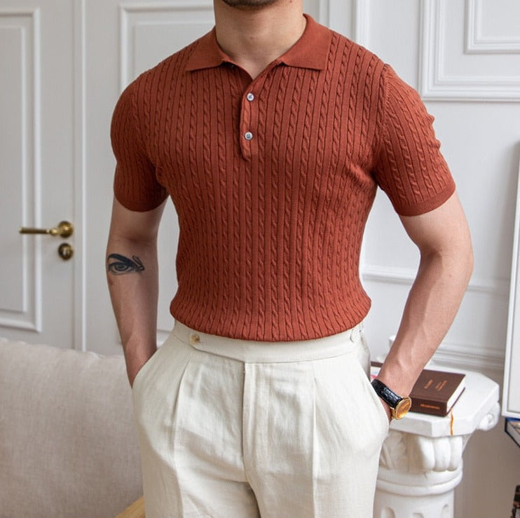 Premium Polo Skjorte i Bomuldsblanding med Tidsløst Design til Formelle og Casual Anledninger 7