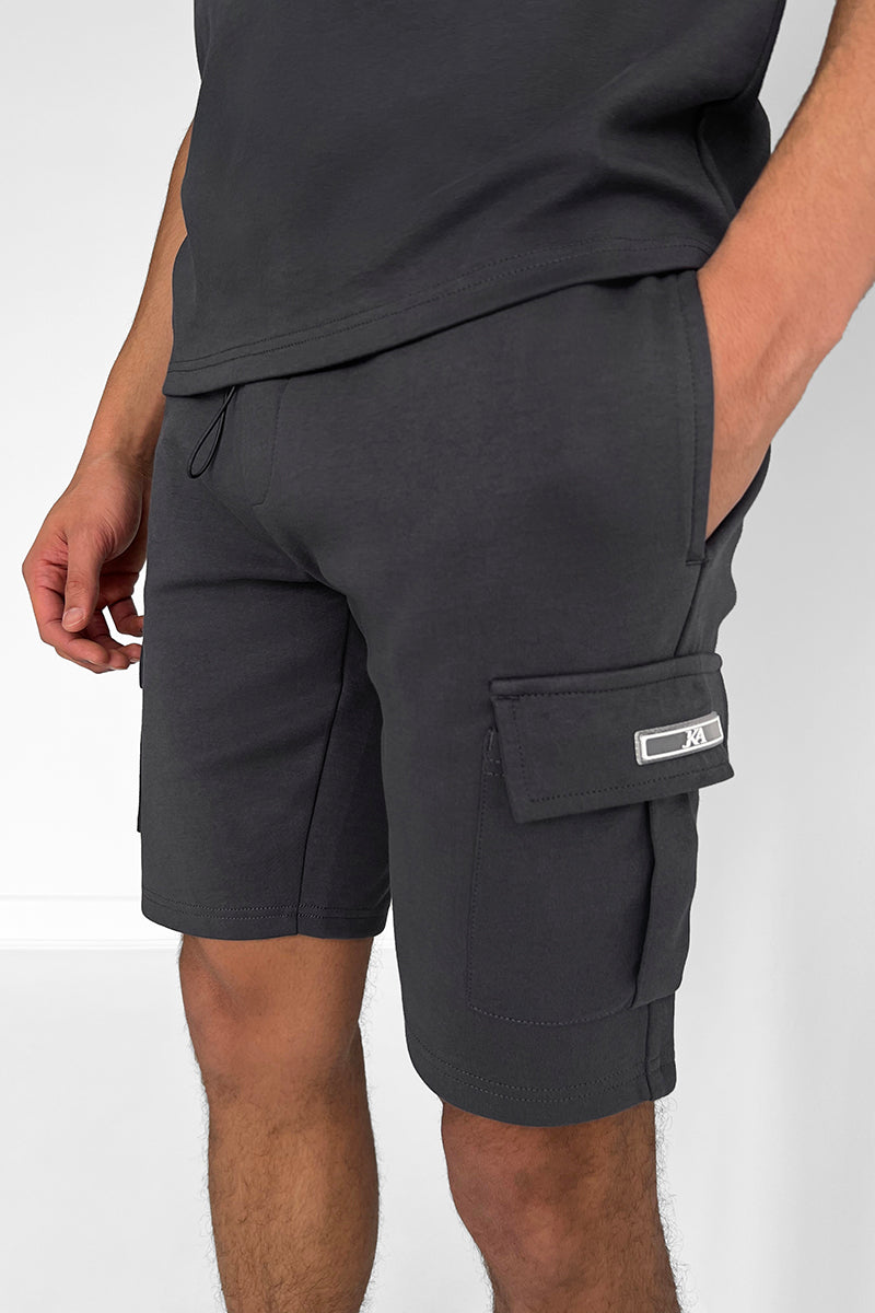 Slim Fit Sæt til Mænd med Frachtshorts i 100% Bomuld og Ribkrave, Komfortabelt og Stilfuldt Twin-Set 5