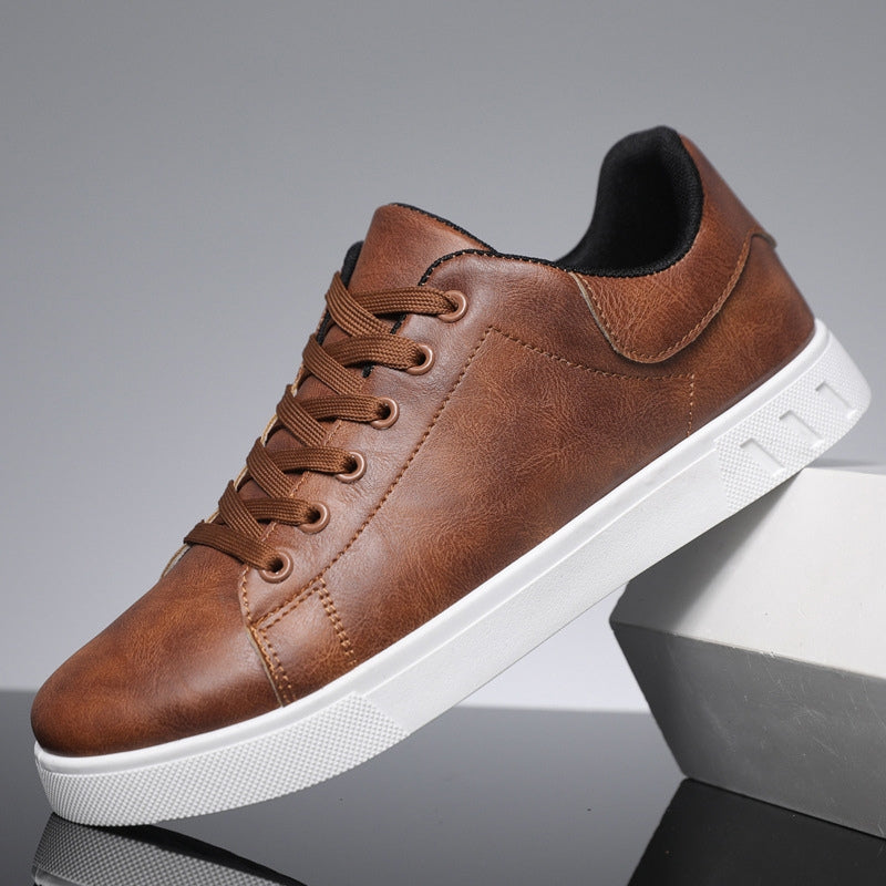 Stilfulde Læder Sneakers til Mænd med Komfortabel Pasform og Holdbarhed til Daglig Brug 1