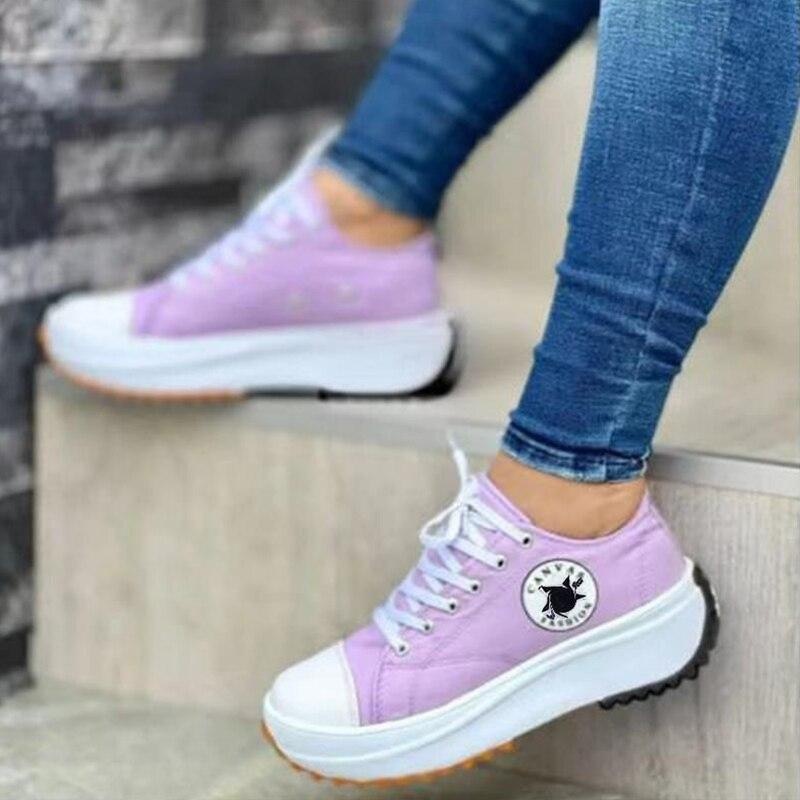 Stilfulde Sneakers til Damer med Gedächtnisschaum og Stødabsorbering for Ultimativ Komfort 4