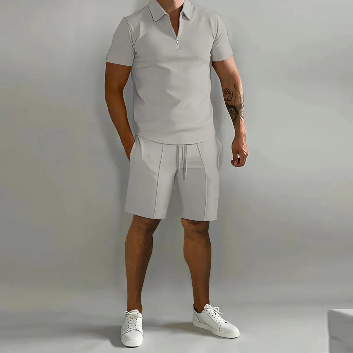 Tøjsæt til Kvinder med Polo-Shirt og Bukser med Vertikale Striber til Sport og Fritid 3