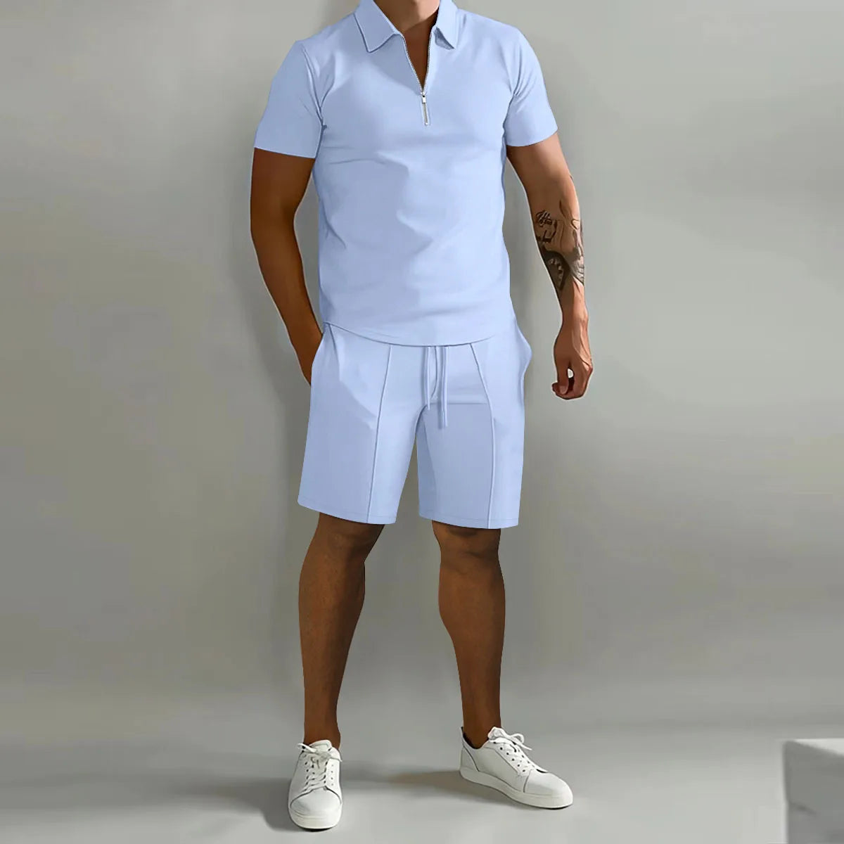 Tøjsæt til Kvinder med Polo-Shirt og Bukser med Vertikale Striber til Sport og Fritid 4