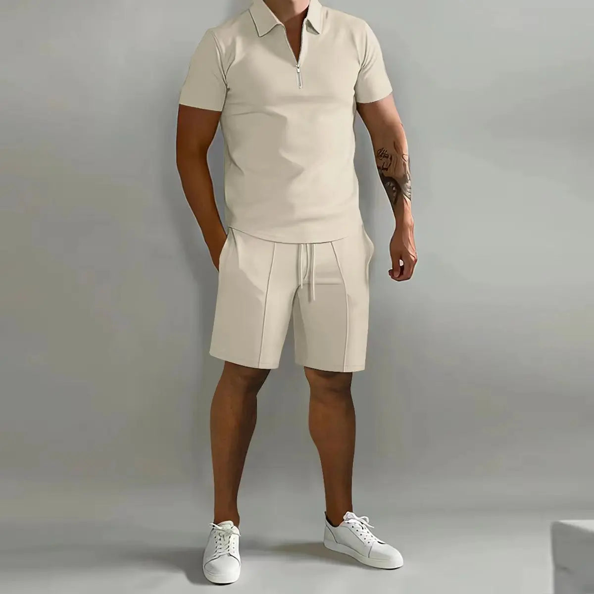 Tøjsæt til Kvinder med Polo-Shirt og Bukser med Vertikale Striber til Sport og Fritid 5
