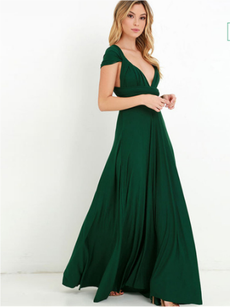 Variant image for Elegant Maxi Kjole Med Smigrende Indpakningsdesign - Komfortabel Og Alsidig Kjole Maxi Til Enhver Anledning-13