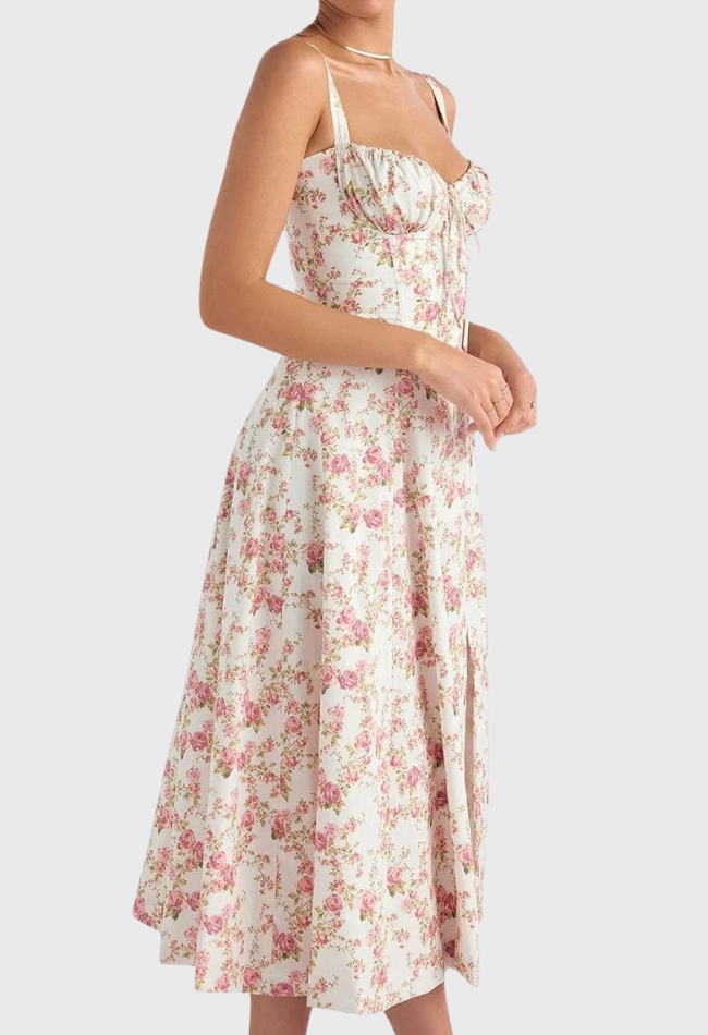 Variant image for Midi Bustier Korsetkjole - Elegant Festkjole Til Damer I Letvægtsstof-6