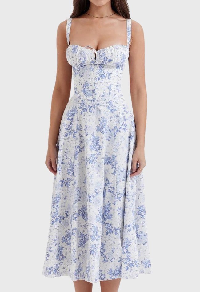 Variant image for Midi Bustier Korsetkjole - Elegant Festkjole Til Damer I Letvægtsstof-11