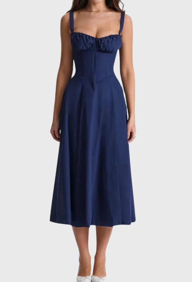 Variant image for Midi Bustier Korsetkjole - Elegant Festkjole Til Damer I Letvægtsstof-31