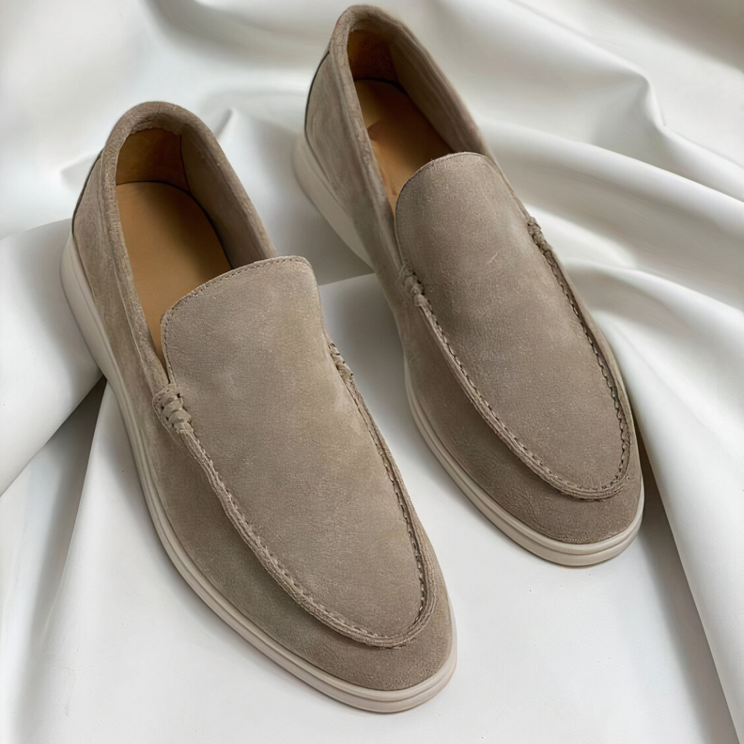 Vintage Læder Mokassiner til Mænd, Komfortable Slip-On Mokassiner til Formelle og Afslappede Anledninger 7