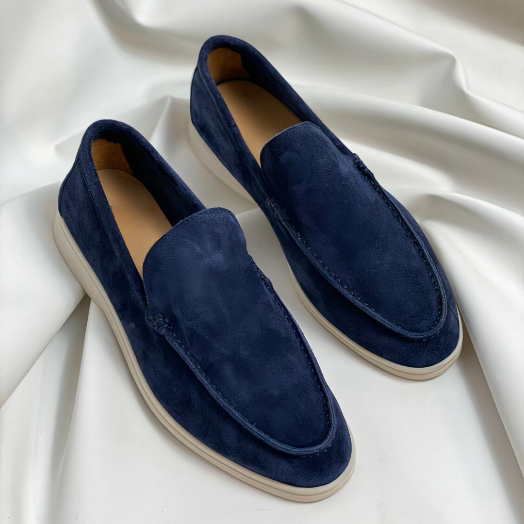 Vintage Læder Mokassiner til Mænd, Komfortable Slip-On Mokassiner til Formelle og Afslappede Anledninger 8