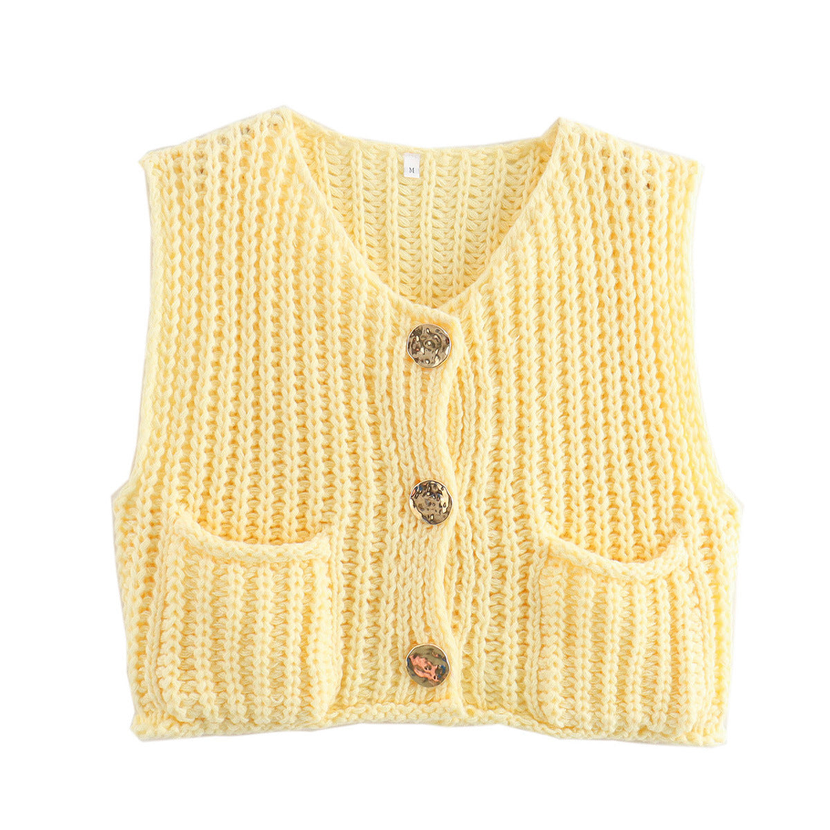 Variant image for Fitted women’s knitted vest – sleeveless, high-quality material, for everyday use-31